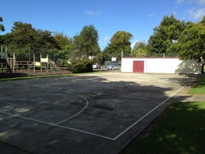 Tennis and Basketball Courts